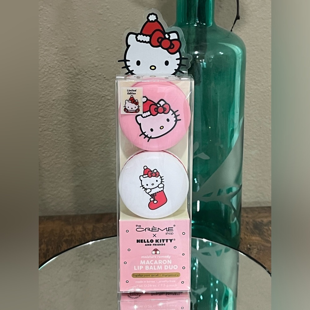 The Creme Shop x Hello Kitty Macaron Lip Balm Duo, new!